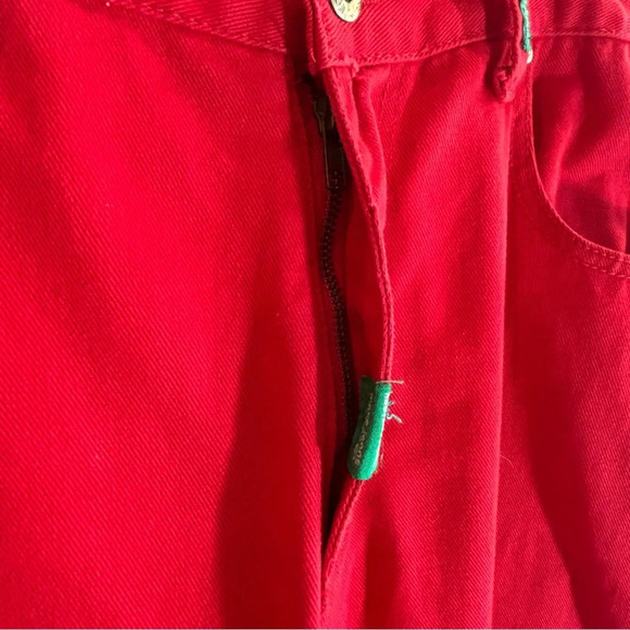 LR BY LRG Sz 36 Jeans Men 100% Cotton  in Red Tapered Leg - Picture 4 of 11